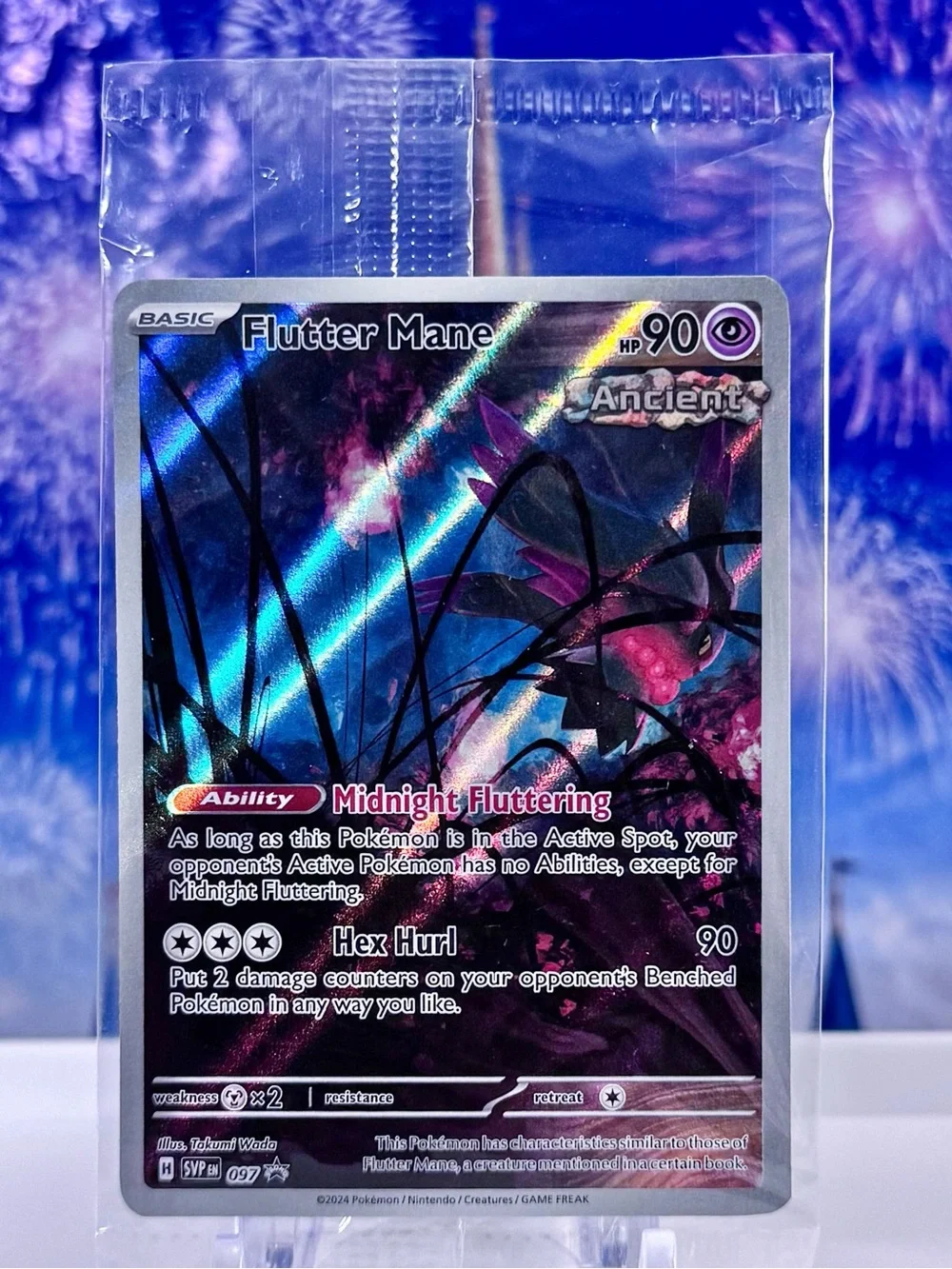 Pokémon TCG Flutter Mane 097 SV: Scarlet & Violet Black Star Promo Holo SEALED